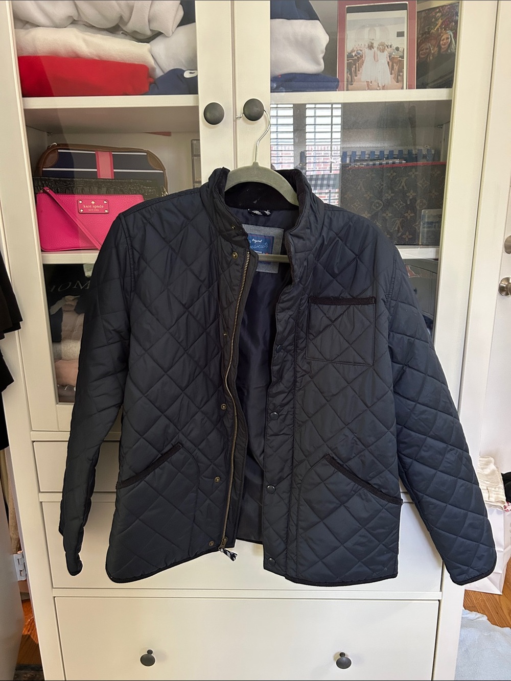 Crewcuts Boys' Quilted Navy Jacket